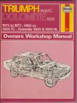 John Harold Haynes, Alec J. Jones. - Triumph 1500 TC & Dolomite 1500 Owners Workshop Manual