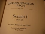 Bach; J. S. (1685-1750) - Sonata I BWV 525; voor 2 gitaren (Bearbeitet von Ansgar Krause)
