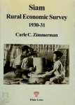Carle C. Zimmerman - Siam Rural Economic Survey, 1930-31