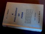 Watkin, E. I. - A philosophy of form