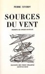 REVERDY, Pierre - Sources du vent. Dessins de Roger Brielle.