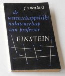 Wouters, J - De wetenschappelijke nalatenschap van professor Einstein