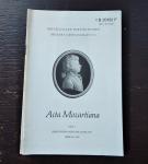 Mozart - Acta Mozartiana .Mitteillungen der deutschen Mozart-Gesellschaft E.V.
