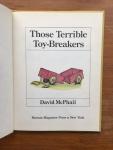 McPhail, David - Those Terrible Toy-Breakers