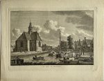 J. Bulthuis, K.F. Bendorp - Antieke prent Friesland: De Kerk te Heereveen.