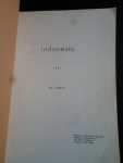 Anderson,B. &  F.Bunnell, L.Castles, R.McVey & J.Siegel, Ed by - Modern Indonesia Project, vol 1