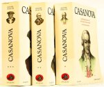 CASANOVA, G.G. - Histoire de ma vie. Suivie de textes inédits. Édition présentée et établie par F. Lacassin. 12 parts in 3 volumes.