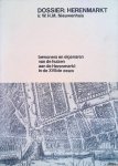 Nieuwenhuis, W.H.M. - Dossier: Herenmarkt. Bewoners en eigenaren van de huizen aan de Herenmarkt in de XVIIde eeuw