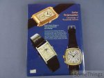 Gisbert L. Brunner & Christian Pfeiffer-Belli. - Swiss Wristwatches: Chronology of Worldwide Success. Swiss Watch Design in Old Advertisements and Catalogs.