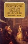 NOVAK, MAXIMILLIAN E - Eighteenth-century English literature