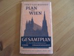 Plattegrond - Plan von Wien mit 23 Gemeindebezirken -  Freytag Berndt.