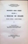 Stéphane Binon - Documents grecs inédits relatifs a S. Mercure de Césarée - Tradition Littéraire - Tradition Liturgique
