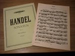 Handel; Georg Friedrich (1685-1759) - Sonaten No. 1 - 3, für Flöte und Klavier - Band 1 HWV 359b / 360 / 363b; voor Dwarsfluit en piano(herausgegeben von Maximilian Scwedler)