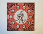  - [Centsprent/ catchpenny print, games, spel, lithography] (The game of Arlequin), published ca. 1900