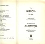 Bhaktivedanta A.C. en Swami Prabhupada stichter-acarya van de internationale gemeenschap voor Krsna-Bewustzijn - Het Krsna boek   ... volledige samenvatting van het beroemde tiende canto van het Srimad-Bhagavatam  Deel I