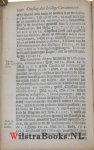 Leenhof, Frederik Van - De keten der Bybelsche Godgeleerdheit, soo als die in haar draad en samen-hang van de eerste waarheid af, door alle de wegen Gods aan een geschakeld is . WAARBIJ: Beknopte ontledinge van de schriften der h. mannen Gods onder het N. Testament  ...