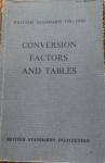 Britisch standard institution - Conversion factors and tables 350:1944