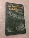 Literatuur - Schrijven is blijven