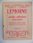 nn - Lemoine etudes enfantines pour piano  opus 37