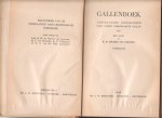 Alta, Han & Docters van Leeuwen, W.M. - Gallenboek