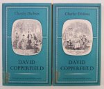 Charles Dickens, - David  Copperfield deel 1+ 2 [ met beroemde prenten van `Phiz`]