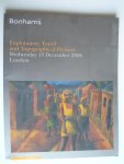 Catalogus Bonhams - Exploration, Travel and Topgraphical Pictures