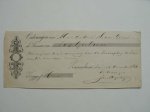 (zaanstreek). - (van Orden family). Ontvangen van den Wed. M. van Orden de somma van zes gulden. Jo van Heynsbergen.
