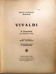Vivaldi, Antonio und Chaigneau: - 6 sonatas pour violoncelle et piano. Recueillies et annotées par Marg. Chaigneau; realisation de la basse chiffree par W. Morse-Rummel Vivaldi, Antonio und Chaigneau: - 6 sonatas pour violoncelle et piano. Recueillies et annotées par Marg. Chaigneau; realisation de la basse chiffree par W. Morse-Rummel
