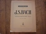 Bach; J. S.  (1685-1750) - Violin-Konzert Nr. 2; E-dur (E major); voor viool en piano