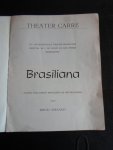 Folder - Brasiliana, Teatro Folclorico Brasileiro de Rio de Janeiro de Meicio Askanasy
