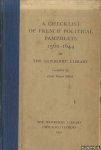 Welsh, Doris Varner (compiled by) - A checklist of French Political Pamphlets 1560-1644 in the Newberry Library