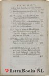 Watts, Isaac - Kort Begrip der geheele Schriftuurlyke Historie, nevens een Vervolg der Joodsche Historie van het einde des O. Verbonds, tot op de komst van J. Christus, waar by gevoegd is Een Berigt der voornaamste Voorzeggingen, die tot J. Christus betrekke...