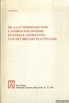 Mertens, J. - De laat-middeleeuwse landbouweconomie in enkele gemeenten van het Brugse platteland Mertens, J. - De laat-middeleeuwse landbouweconomie in enkele gemeenten van het Brugse platteland