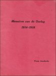 Frans Amelinckx - Memoires van de Oorlog 1914-1918