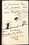 KOSINSKI, Jerzy - The Devil Tree. (With a handwritten dedication, illustrated with a self-portrait as a comet!).