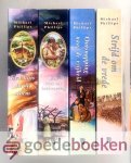 Phillips, Michael - Het geheim van de roos, set 4 delen compleet --- Deel 1: Een huis in de storm, deel 2: Een roos als herinnering, deel 3: Ontsnapping naar de vrijheid, deel 4: Strijd om de vrede Phillips, Michael - Het geheim van de roos, set 4 delen compleet --- Deel 1: Een huis in de storm, deel 2: Een roos als herinnering, deel 3: Ontsnapping naar de vrijheid, deel 4: Strijd om de vrede