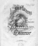 Neustedt, Ch.: - Le Roi de Lahore. Opéra de J. Massenet. Valse de salon pour piano
