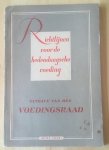 Hoog, E.G. van 't - Richtlijnen voor de hedendaagsche voeding.