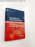 Ahrens, Rüdiger (Herausgeber): - Europäische Sprachenpolitik = European language policy.