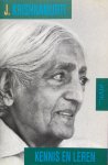 Krishnamurti, J. - Krishnamurti over... kennis en leren