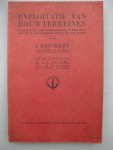 Brinkert, J. - Exploitatie van bouwterreinen. Handleiding voor Gemeentebesturen en Particulieren voor het in bouw-exploitatie brengen van hun gronden.