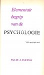 Groot, A.D. de - Psychologie