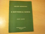 Hengeveld; Gerard - 10 Rhythmical dances - piano 4 hands Hengeveld; Gerard - 10 Rhythmical dances - piano 4 hands