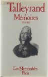 Charles-Maurice de Talleyrand-Périgord Paul-Louis Couchoud Jean-Paul Couchoud - Les mémorables., Plon.: Mémoires : 1754-1815