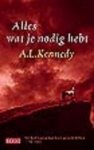 A.L. Kennedy - Alles Wat Je Nodig Hebt
