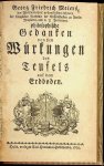 Meier, Georg Friedrich - Philosophische Gedanken von den Würkungen des Teufels auf dem Erdboden Meier, Georg Friedrich - Philosophische Gedanken von den Würkungen des Teufels auf dem Erdboden