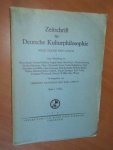 Glockner, Hermann; Larenz, Karl - Zeitschrift fuer Deutsche Kulturphilosophie. Band 7 Heft 2 Glockner, Hermann; Larenz, Karl - Zeitschrift fuer Deutsche Kulturphilosophie. Band 7 Heft 2