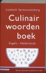 Spreeuwenberg, Liesbeth; Dam, Johannes van - Culinair woordenboek Engels-Nederlands