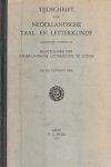 Maatschappij der Nederlandsche Letterkunde te Leiden., Maatschappij der Nederlandse Letterkunde te Leiden. - Tijdschrift voor Nederlandsche taal- en letterkunde