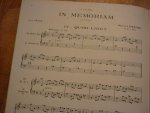 Dupré; Marcel - In Memoriam - Opus 61 pour Orgue - Volume II